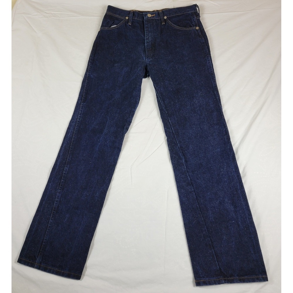 Wrangler 933SEDD Cowboy Cut Silver Edition Jeans Mens 30x30 Blue Denim High Rise